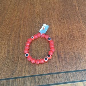red evil eye bracelet